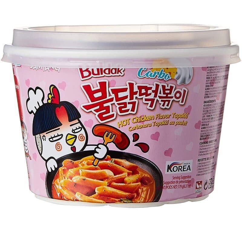 Samyang Buldak HOT Chicken Flavor Topokki Carbonara