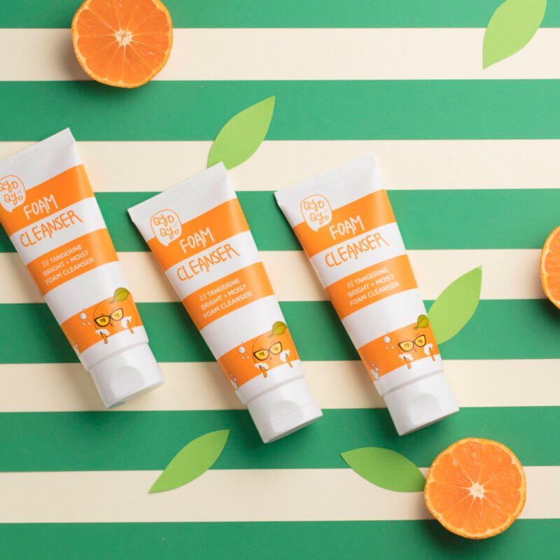 Qyo Qyo Tangerine Bright + Moist FOAM CLEANSER