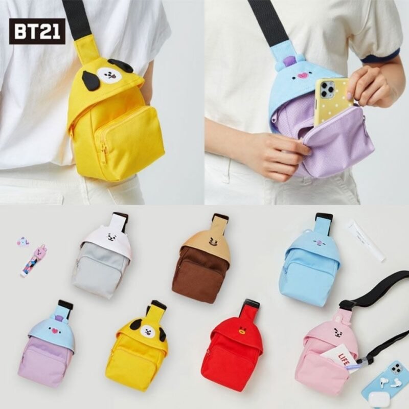 BTS BT21 Acrylic Messenger Bag