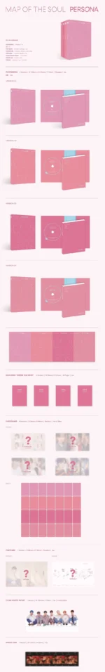BTS - MAP OF THE SOUL : PERSONA ALBUM - Obrázek 3