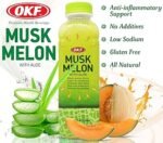 OKF Musk Melon Drink with Aloe 500ml - Obrázek 2
