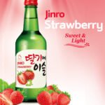 JINRO Fruit Soju 360ml - Strawberry (Alc.13%)