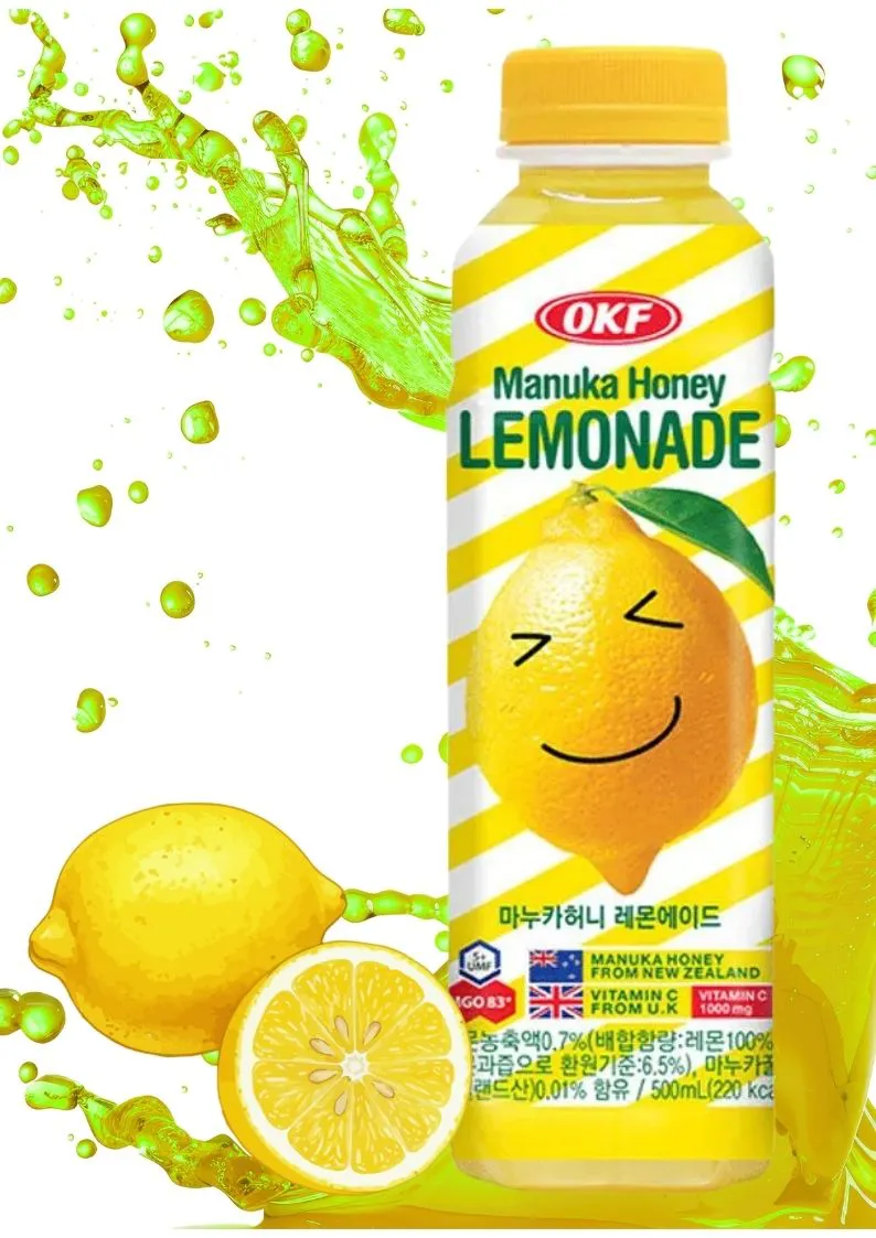 OKF Manuka Honey Lemonade 500ml - Obrázek 1